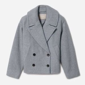 Everlane The Rewool Cropped Pea Coat
